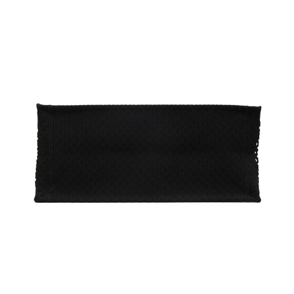 Christian Dior Womens Mens Book Tote Bag Large Black Logo Woven Mesh Canvas - Picture 6 of 12